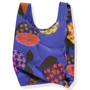 NEW Baby Baggu Grapefruit Collage Packable Reuseable Tote Bag NWT RARE HTF